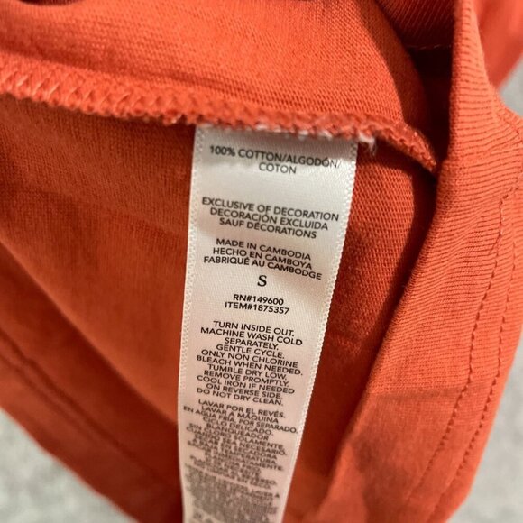 NEW Keith Haring Men's S Orange Graphic T-Shirt Small 100% Cotton - Picture 6 of 9